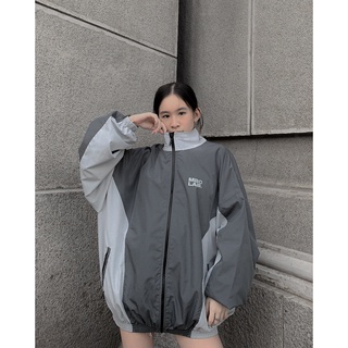 Áo Khoác Dù MBC Windbreaker Jacket Đen/Xám