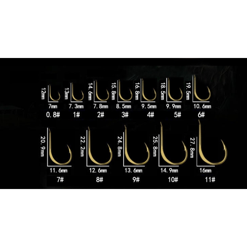 Set 20 Lưỡi Câu Bằng Thép Carbon Chuyên Dụng Chất Lượng Cao