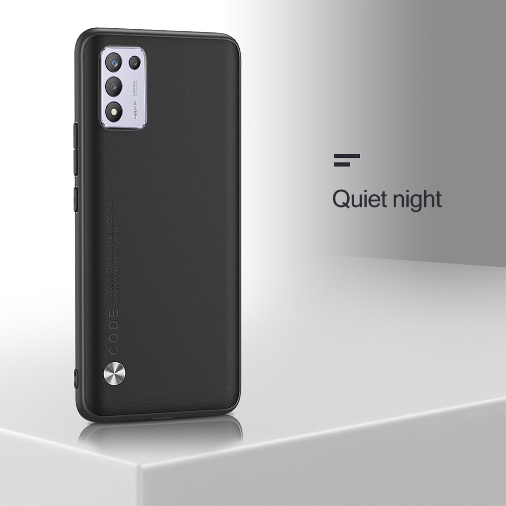 Ốp điện thoại da họa tiết một chấm chống sốc cho Realme Q3s Oppo Realme Q3s