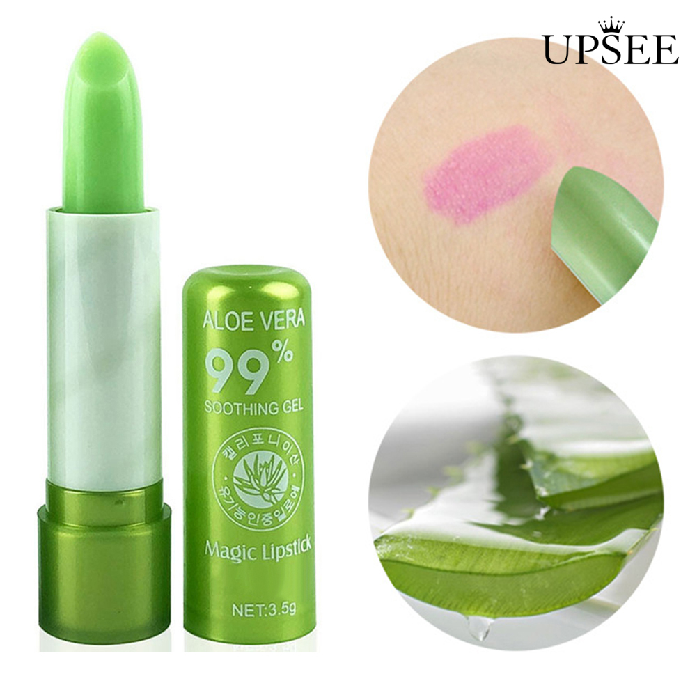 (Hàng Mới Về) Son Dưỡng Môi Lô Hội 3.5g Thay Đổi Màu Sắc Lâu Trôi Chống Thấm Nước Không Dính | BigBuy360 - bigbuy360.vn