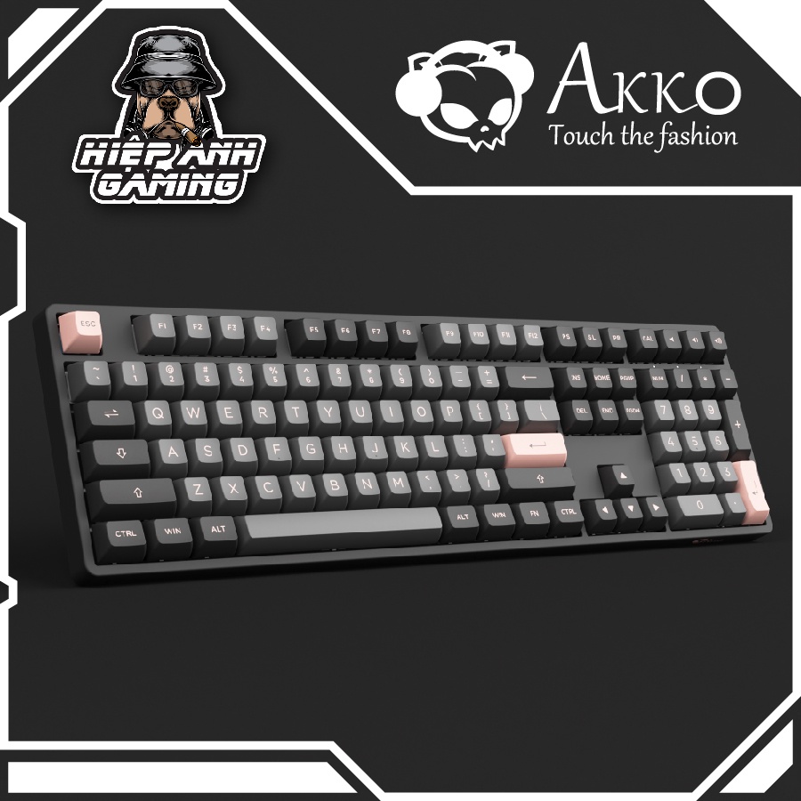 Bàn phím cơ AKKO 5108S Black Pink | Hàng chính hãng bảo hành 12 thangs