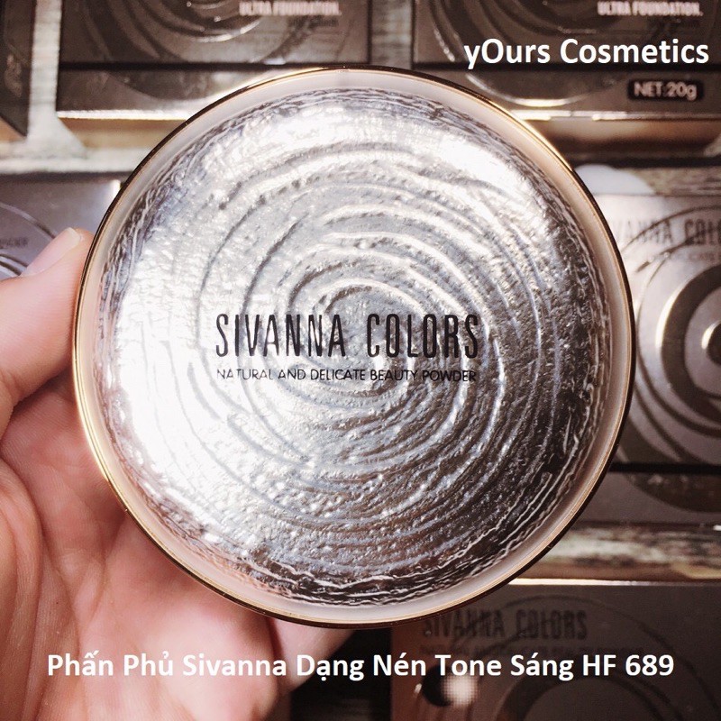 Phấn nén SIVANNA Vàng HF689 | BigBuy360 - bigbuy360.vn