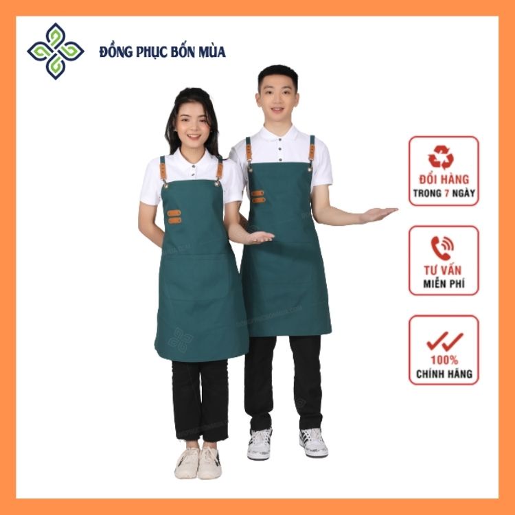 Tạp dề yếm chất liệu cao cấp thiết kế tiện lợi chống bắn bẩn nấu ăn sẵn hàng toàn bộ mẫu của shop