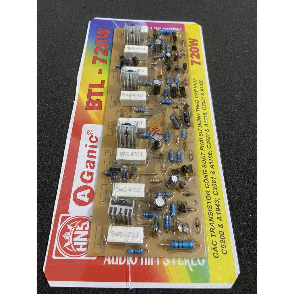 Mạch công suất amply 16 sò BTL giá rẻ