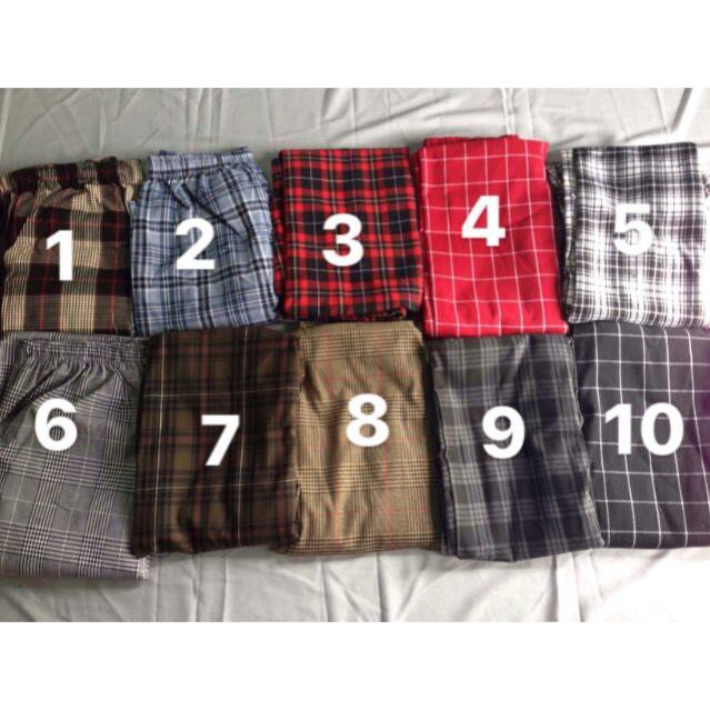 QUẦN PLAID PANTS - QUẦN SỌC CARO ỐNG SUÔNG UNISEX - Quần kẻ sọc caro ống rộng nam nữ  ྇