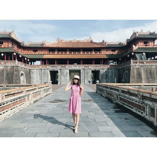 Váy chấm bi vintage
