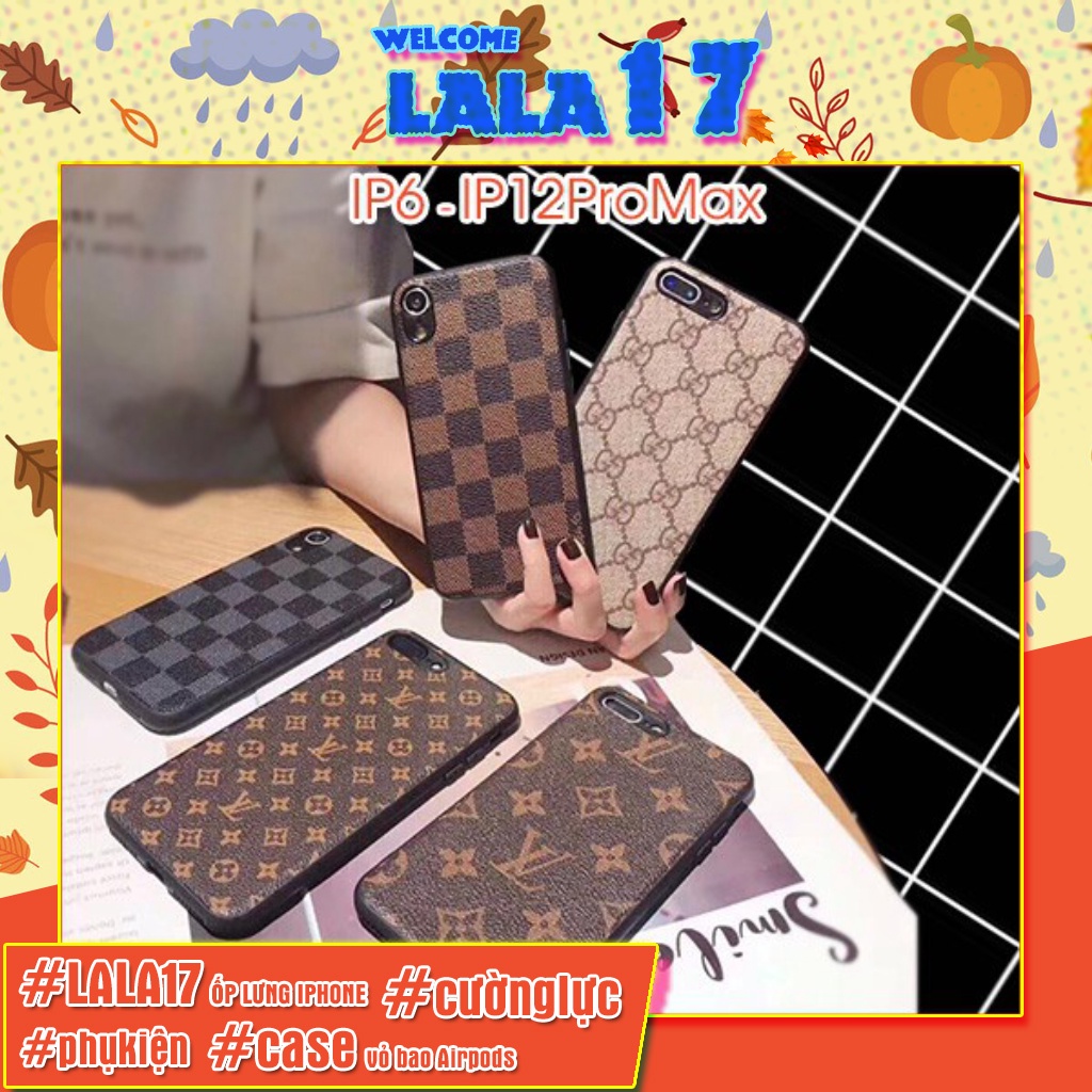 Ốp Lưng Iphone LV họa tiết - Ốp Da in hình 6/6plus/6s/6splus/7/7plus/8/8plus/x/xr/xs/11/12/pro/max/plus/promax