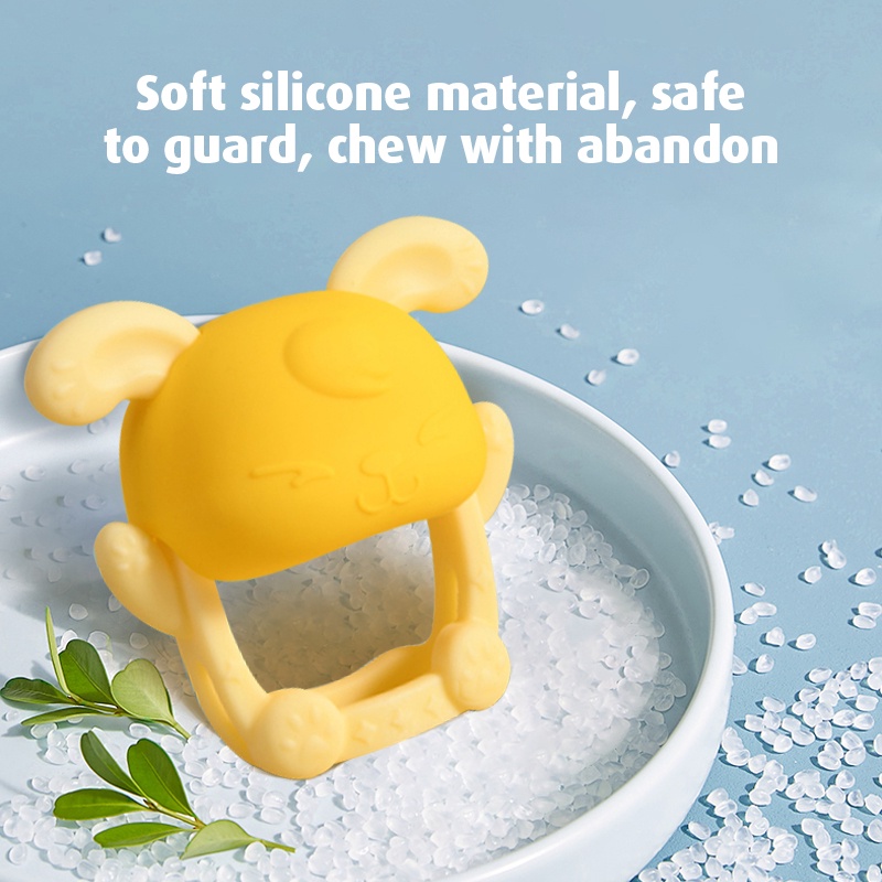 Đồ Chơi Ngậm Mọc Răng Bằng Silicone Không BPA An Toàn Thực Phẩm Cho Bé