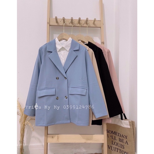 Áo Blazer 4 cúc mẫu mới Hàn Quốc / Áo vest khoác ngoài sang chảnh. | BigBuy360 - bigbuy360.vn