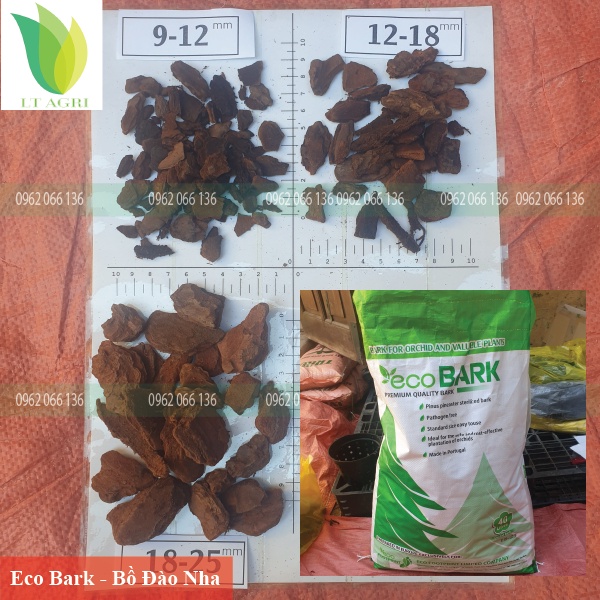 Vỏ thông ECO BARK xuất xứ BỒ ĐÀO NHA bao 40l