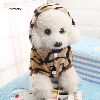Áo khoác hoodie kẻ sọc dễ thương cho thú cưng
