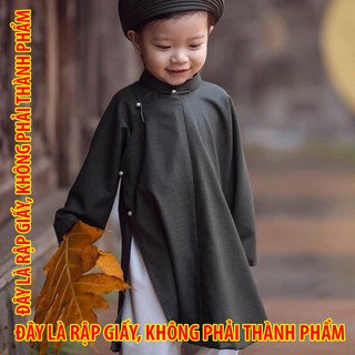 Rập giấy TC028 - Áo tấc (Áo Ngũ Thân) - Trẻ em