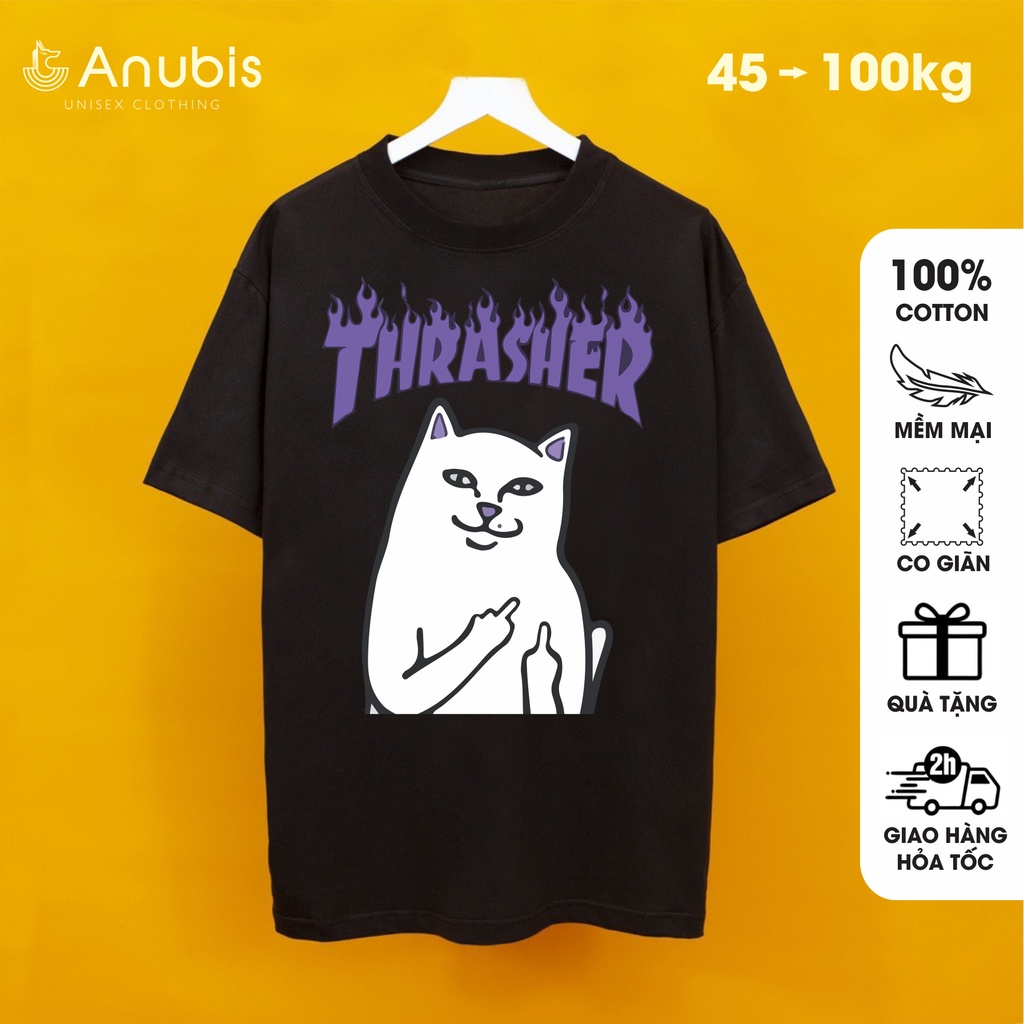 Áo Thun Unisex Thrasher F.Meow | Anubis Store Unisex