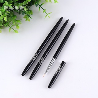 cọ nét cán có nắp đậy - Nét mảnh dễ vẽ,có 3 nét cơ bản 6-9-1,2cm