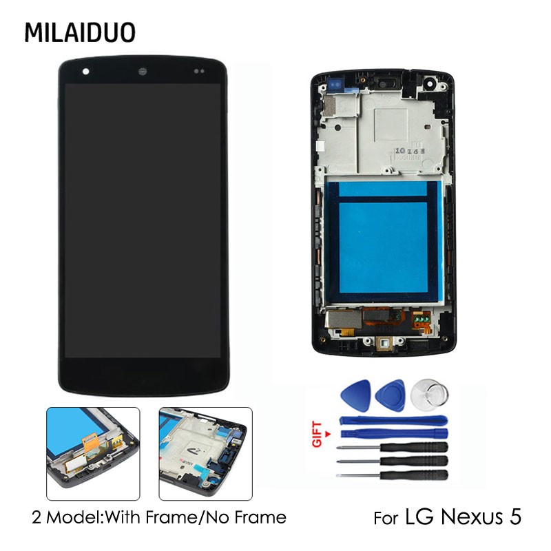 LCD Cho LG Nexus 5 D820 D821 Màn Hình LCD Bộ Số Hóa Cảm Ứng