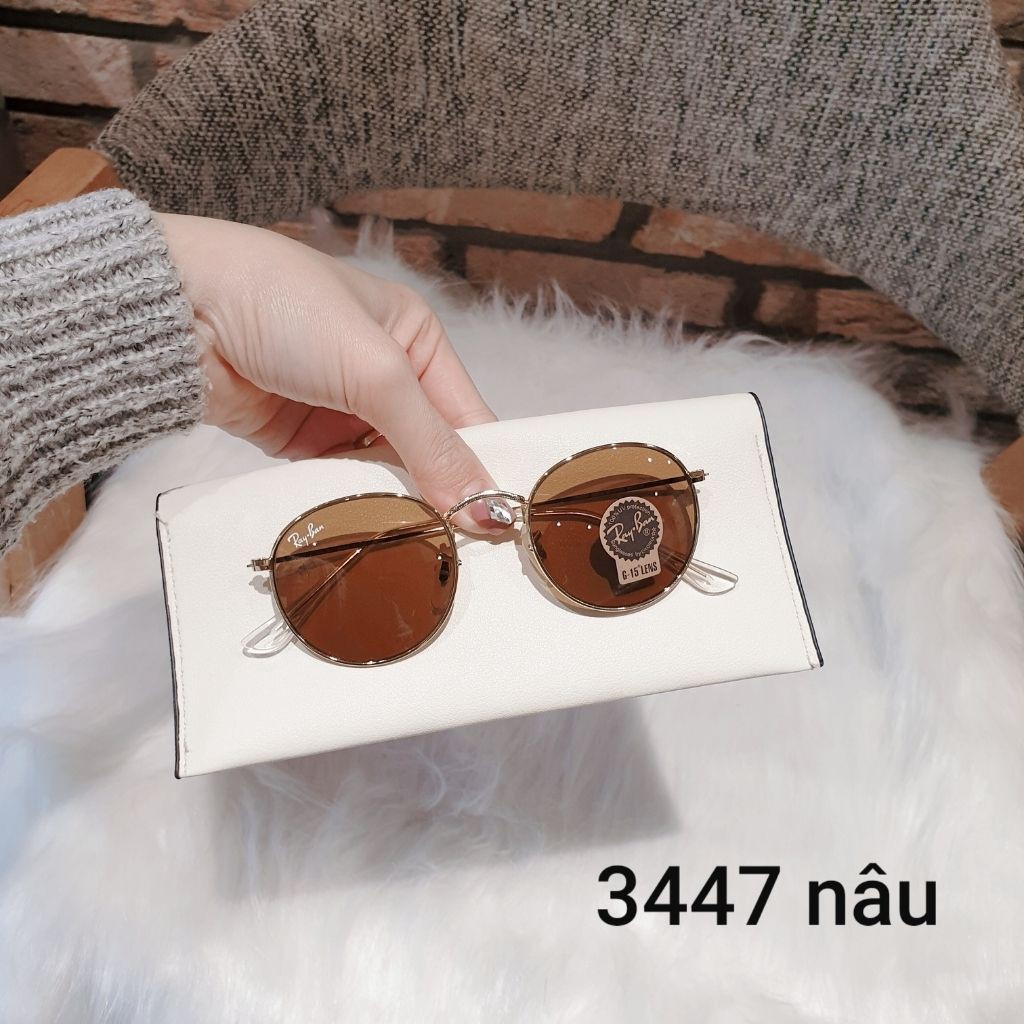 Kính Mát Thời Trang Mắt Tròn Nam Nữ Hot Du Lịch Hè 2022 JeliShop