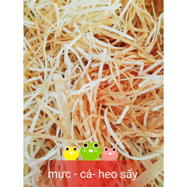 [ CHỈ CÒN LOẠI TRẮNG] mực sợi sấy - món ngon cho hamster/sóc