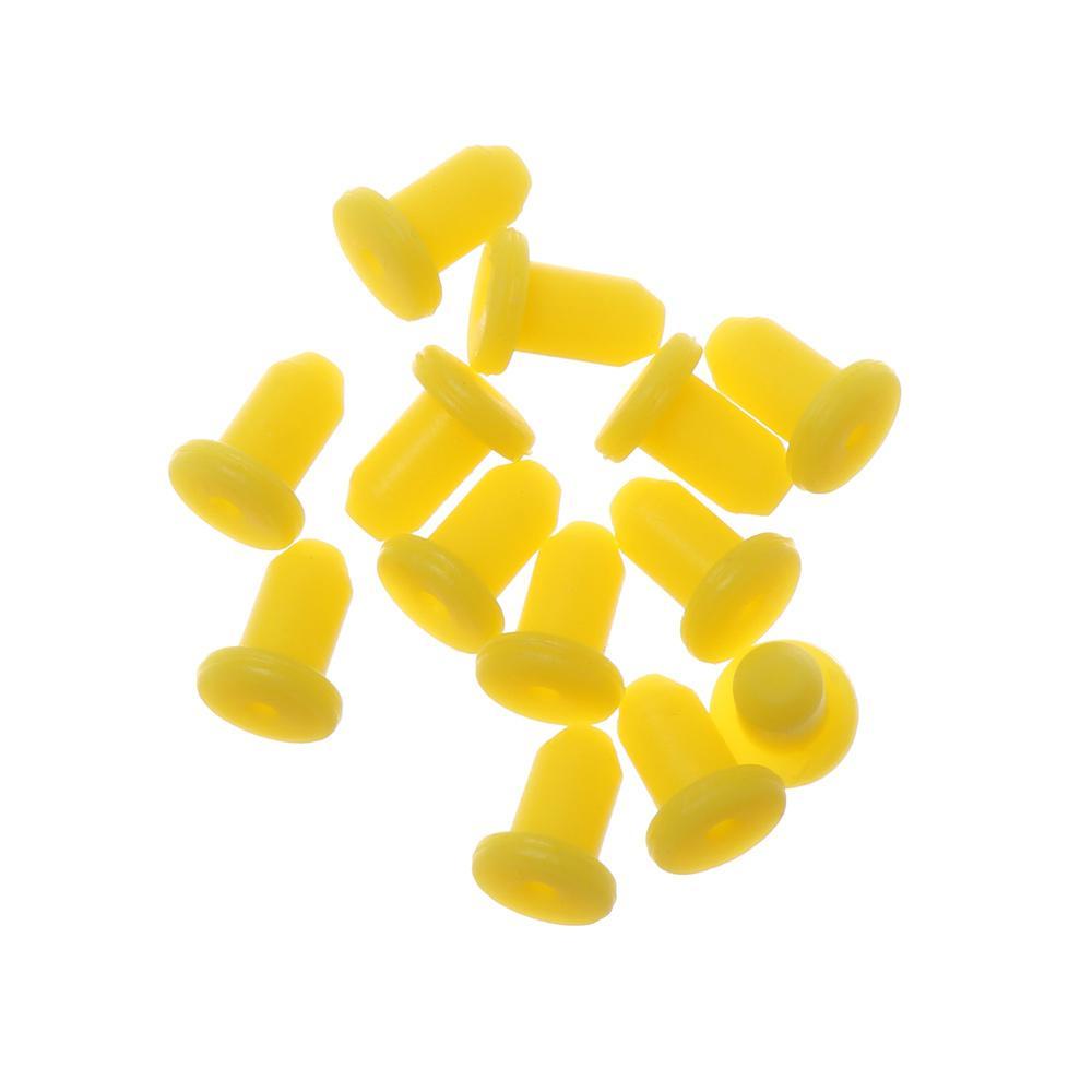 .Bộ 40 / 60 Nút Bịt Kín Bằng Silicon Đàn Hồi Cao 4mm Màu Sắc Ngẫu Nhiên