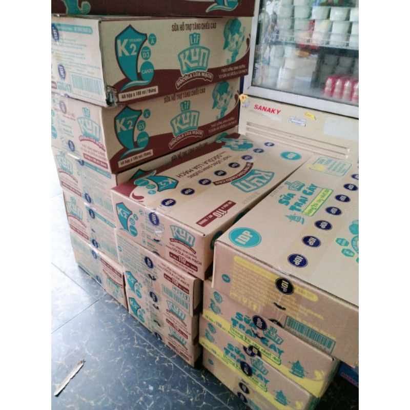 Thùng Sữa Kun 110ml x48 Hộp  Bọc Chống Sốc