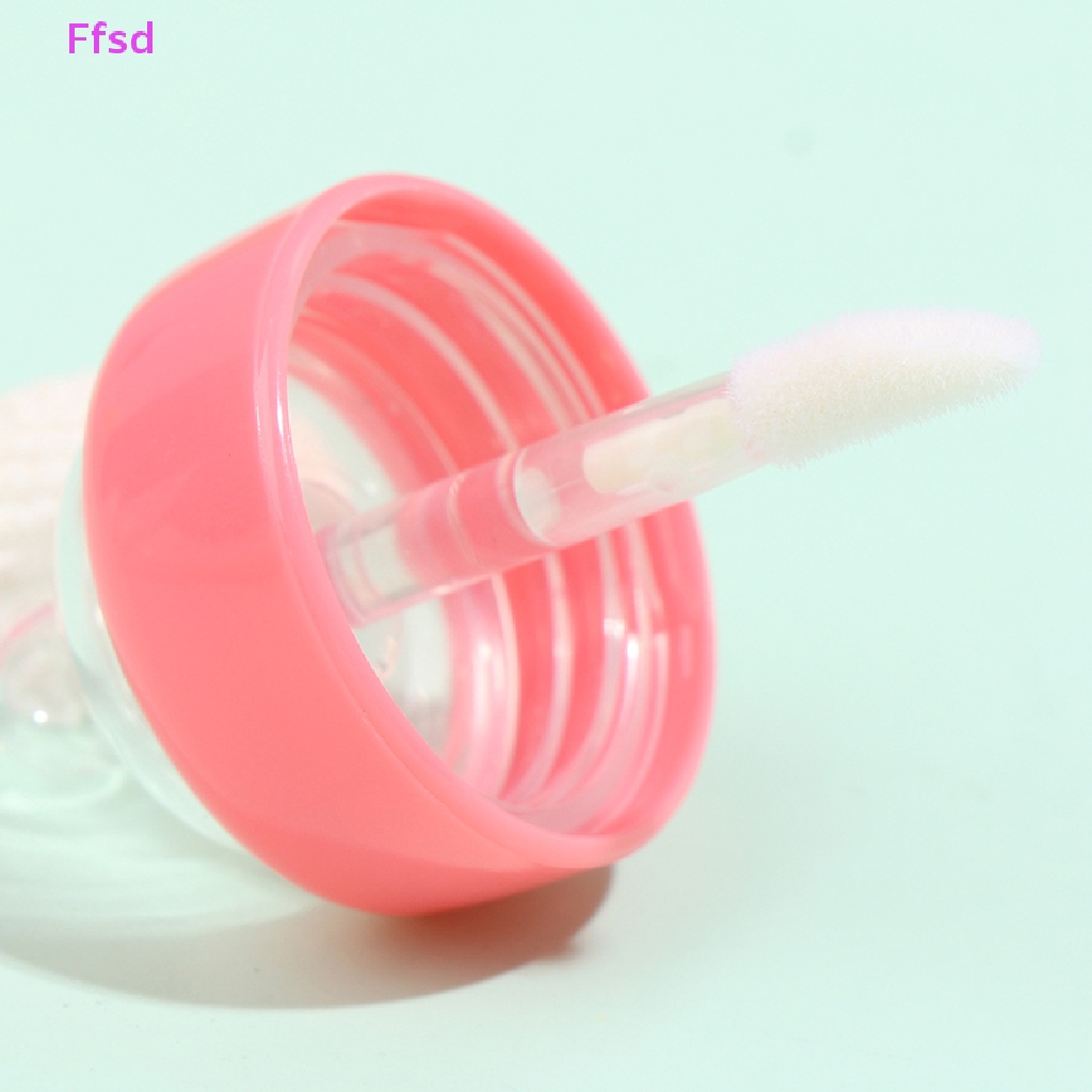 {Ffsd} Set 5 Ống Rỗng Trong Suốt Đựng Son Dưỡng Môi Có Thể Đổ Đầy Lại * Bán Chạy