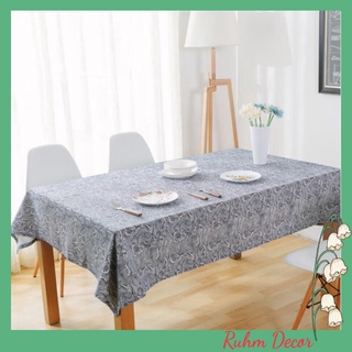 Khăn trải bàn vintage đẹp cao cấp giá rẻ, mẫu mới nhất hiện nay - họa tiết Sóng cong KB-G06