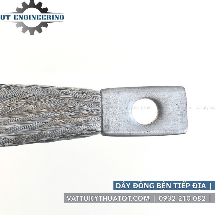 Dây đồng bện 2 đầu cốt thủy lực | Dài 200mm x Tiết diện 16/20/25