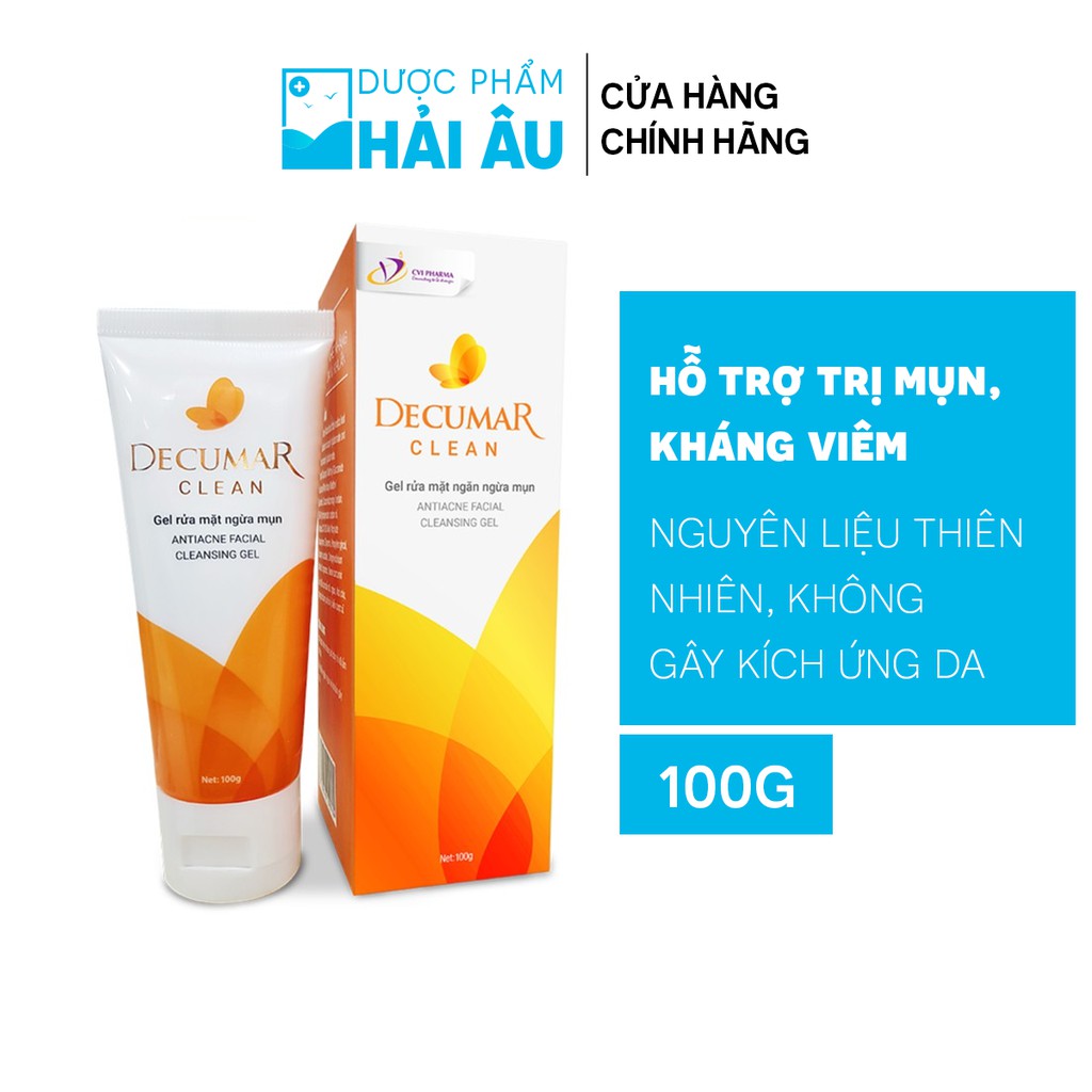 GEL RỬA MẶT DECUMAR CLEAN 100 Gram | BigBuy360 - bigbuy360.vn