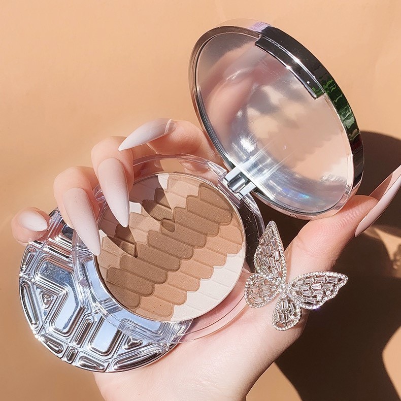 Bảng phấn má tạo khối bắt sáng XIXI xinh xắn Highlight Charm & Fashion - Mixed Color Cosmetic Powder XIXI19 | BigBuy360 - bigbuy360.vn