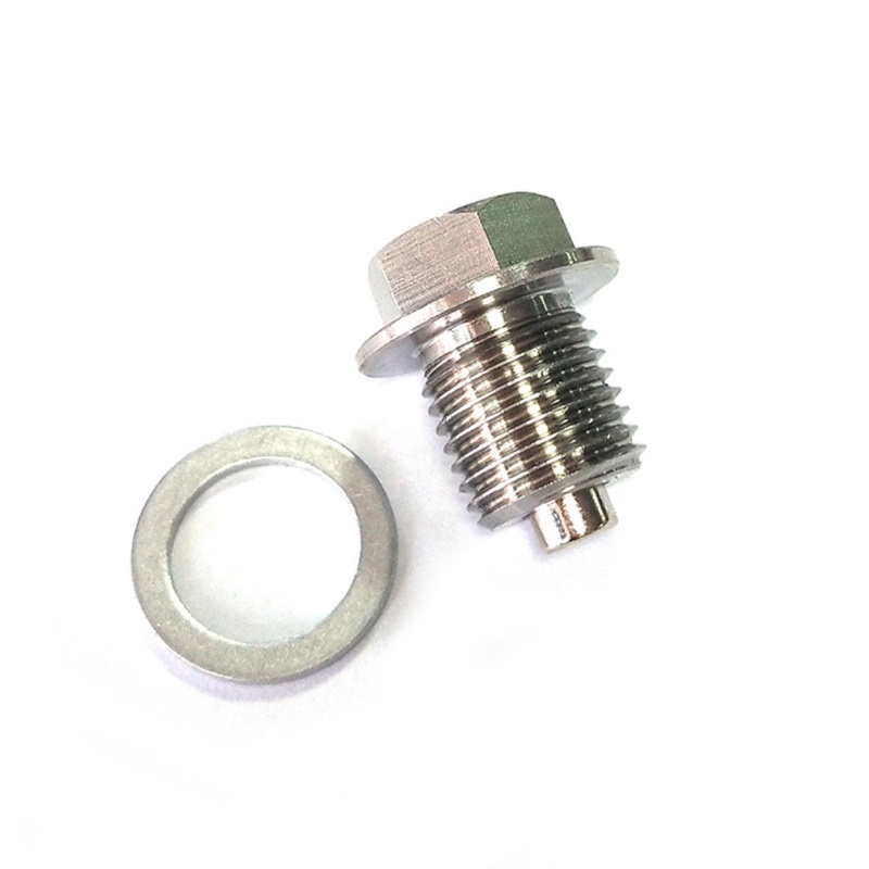 Đai Ốc Nam Châm Cống Thoát Nước Động Cơ Bằng Thép Không Gỉ Có Nam Châm Neodymium M14x1 5 mm Dura