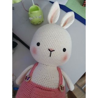 Thỏ bunny móc len size to