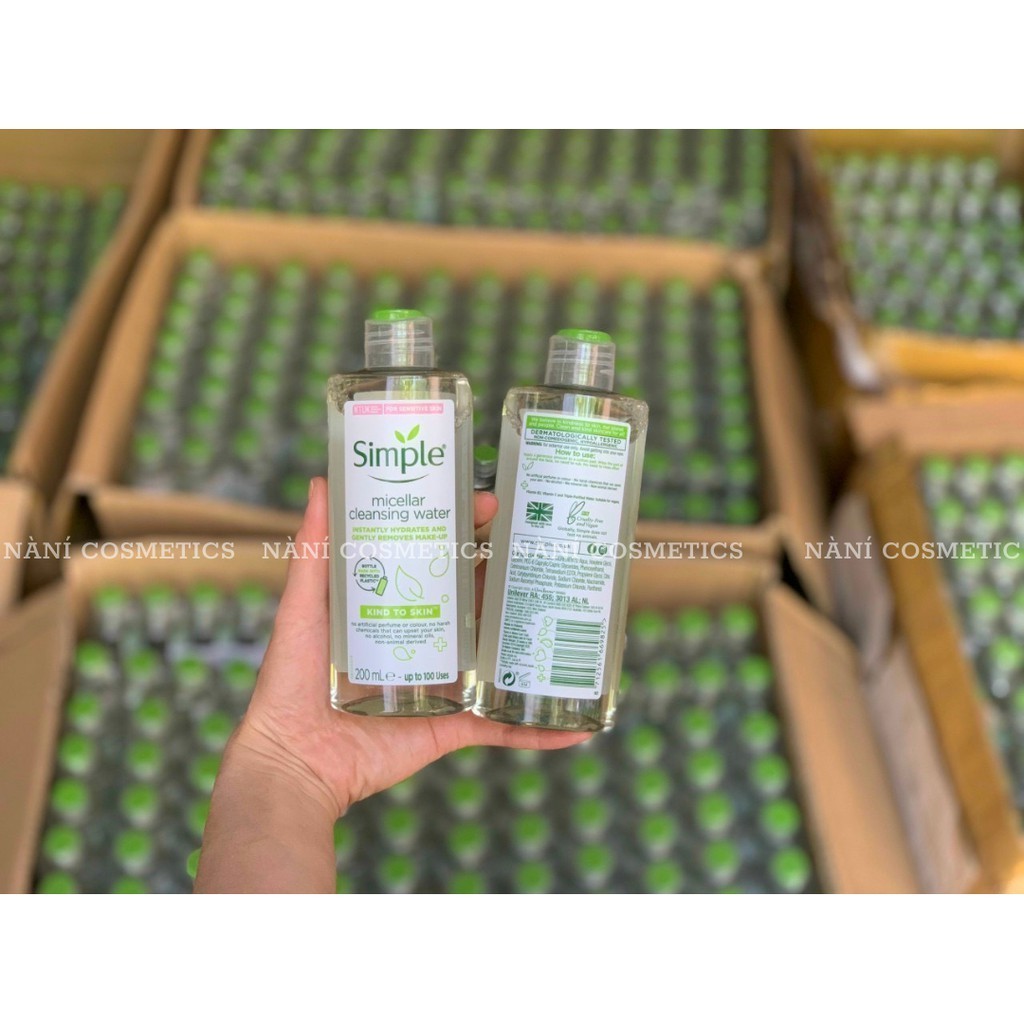 Combo Simple Làm Sạch & Cân Bằng Dịu Nhẹ Da Nhạy Cảm 3 Món | BigBuy360 - bigbuy360.vn