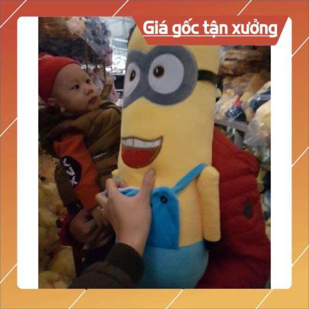 Gối Ôm Minion 100% bông gòn trắng 3 chiều