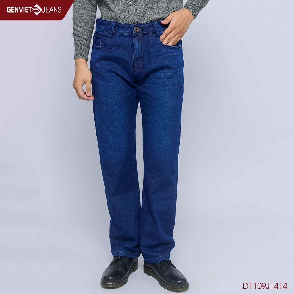 Quần Dài Jeans Nam Dáng Suông GENVIET D1109J1414 | BigBuy360 - bigbuy360.vn