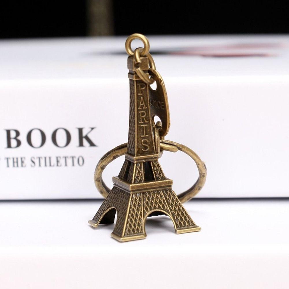 Móc Khóa Kim Loại Hình Tháp Eiffel Thời Trang