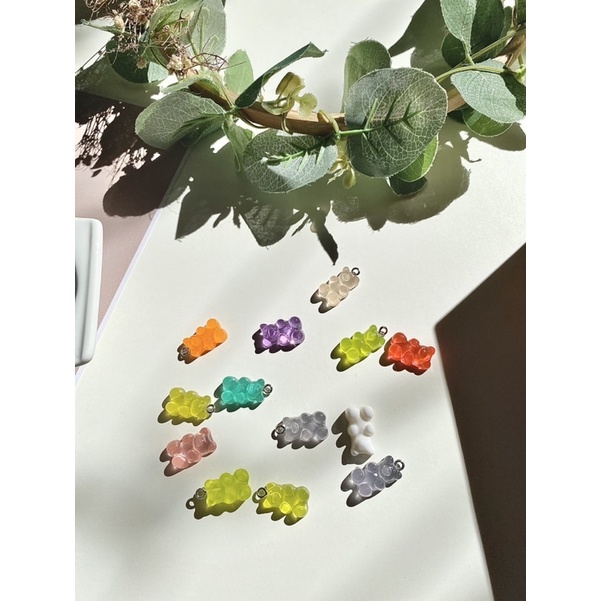 gấu nhựa đủ màu 10mm