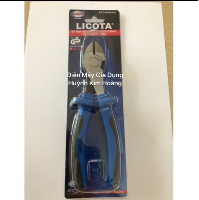 KÌM CẮT ĐIỆN, THÉP CAO CẤP LICOTA 7” 180mm