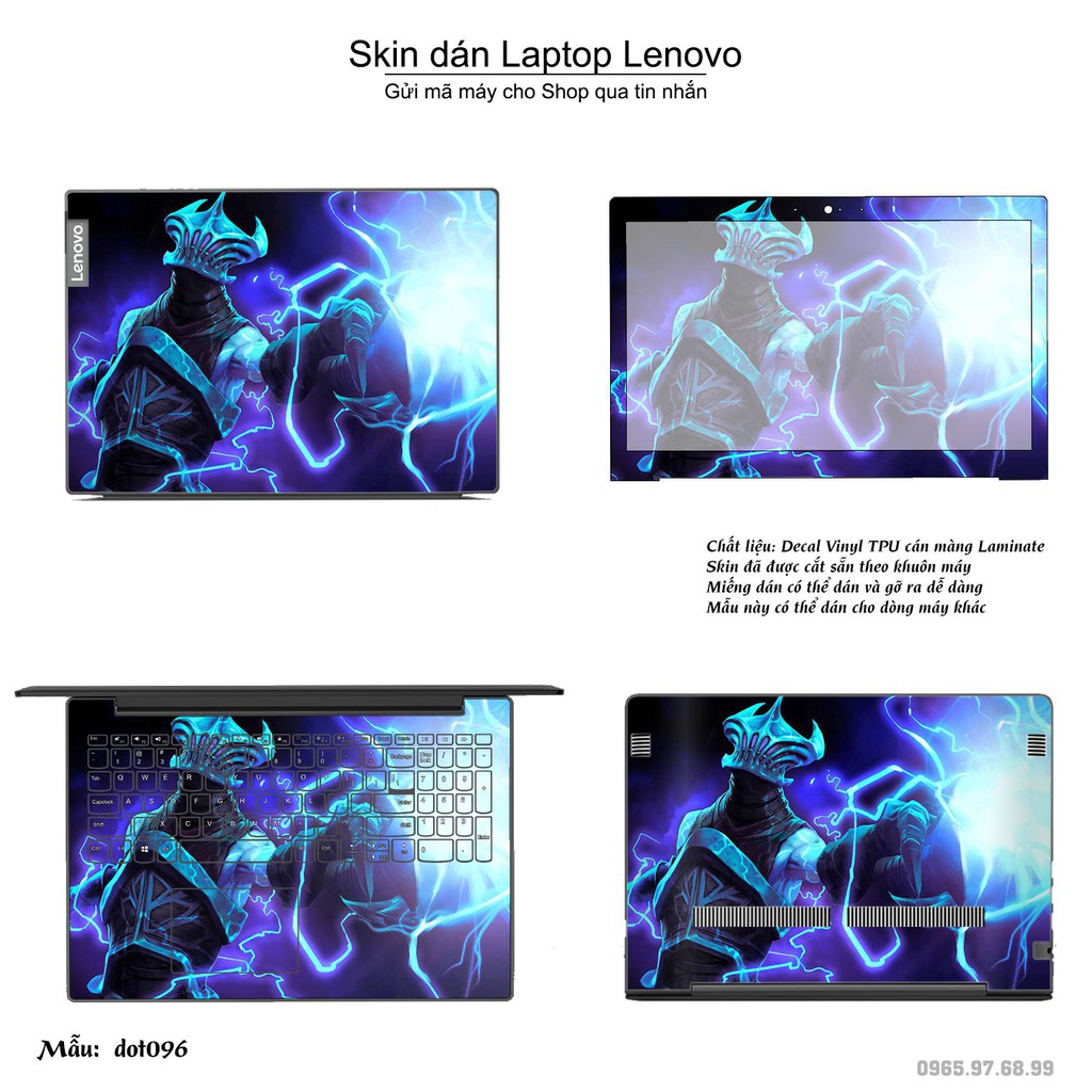 Skin dán Laptop Lenovo in hình Dota 2 nhiều mẫu 16 (inbox mã máy cho Shop)