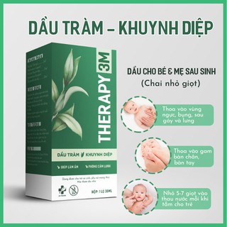 [Mẹ Và Bé] TINH DẦU TRÀM KHUYNH DIỆP THERAPY 3M 30ML - Giúp Làm Ấm, Phòng Cảm Lạnh