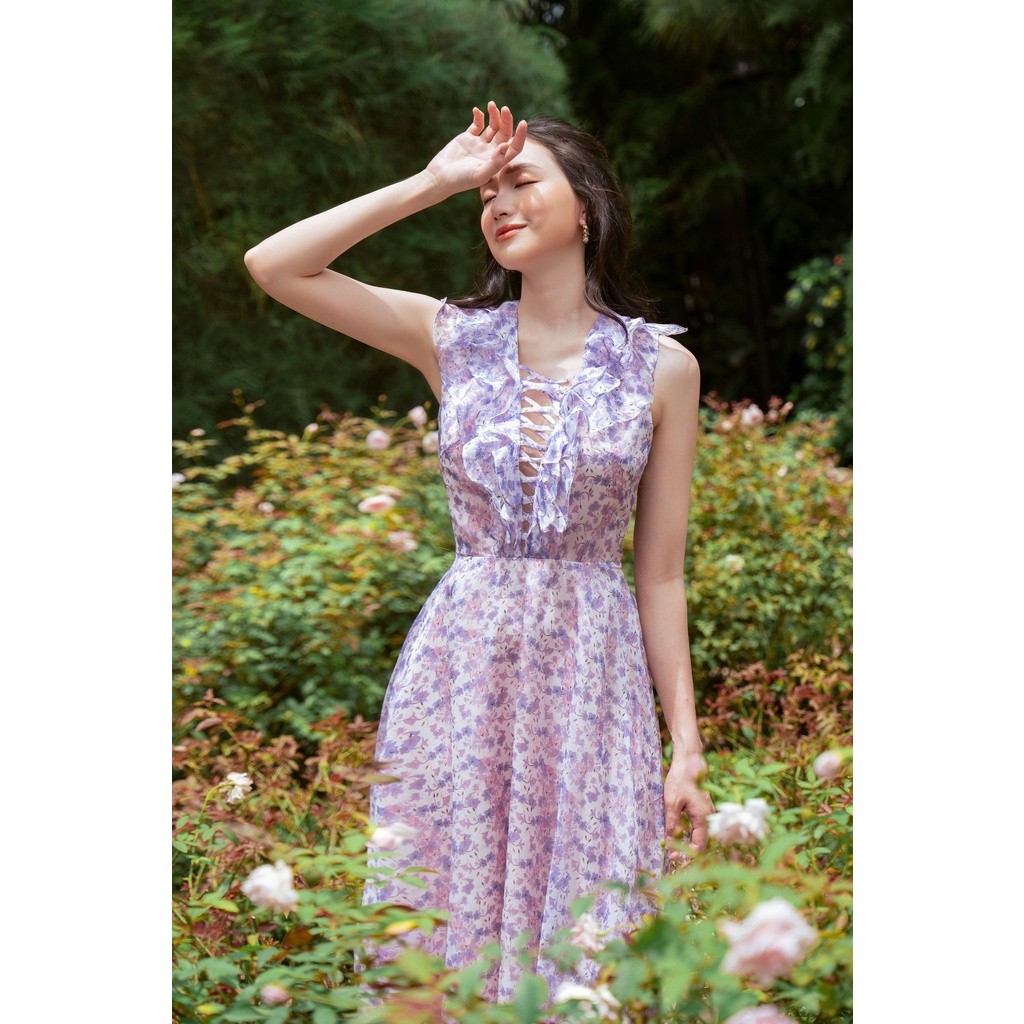OLV - Đầm Violet Tie Dress