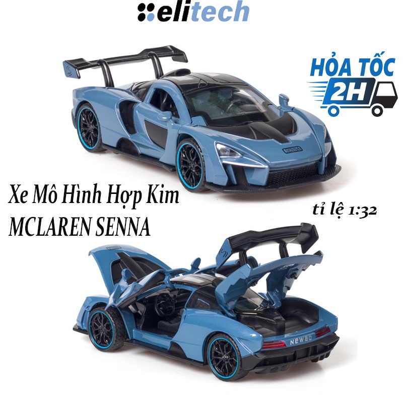 Xe Mô Hình Hợp Kim MCLAREN SENNA tỉ lệ 1:32, có đèn và âm thanh