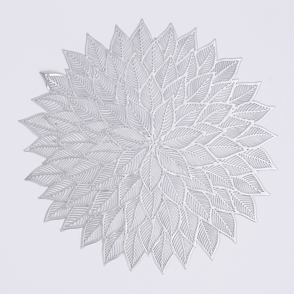 Tấm Lót Cách Nhiệt PVC, Miếng Lót Bàn Ăn Hình Tròn Sang Trọng 38cm - Maydecor