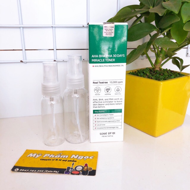 [Mini 30ml] Nước Hoa Hồng Dành Cho Da Mụn Some By Mi AHA-BHA-PHA 30 Days Miracle Toner