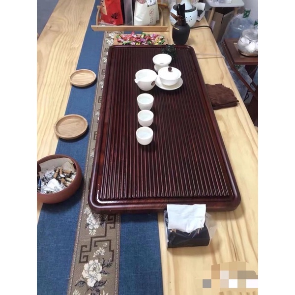 Khay Trà Gỗ Dáng Phip 💥 LOẠI TỐT 💥 Kiểu dáng trang nhã, Thoát nước tốt, dễ lau chùi, không cong vênh, không mối mọt