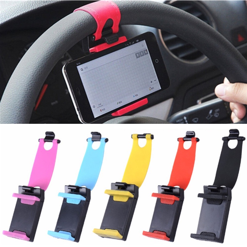 Kẹp Giữ Điện Thoại Gắn Vô Lăng Xe Hơi Tiện Dụng