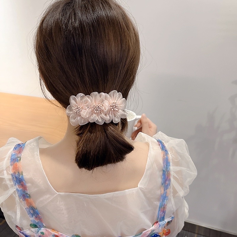 Thanh búi tóc hình hoa đáng yêu hợp thời trang dành cho nữ