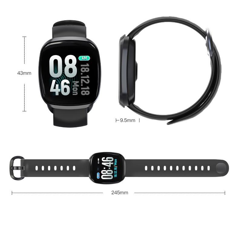 Đồng Hồ Thông Minh - Smartwatch GT103 Full Màn Hình Cảm Ứng - Siêu Chống Nước - Kính Gorilla Glass 5