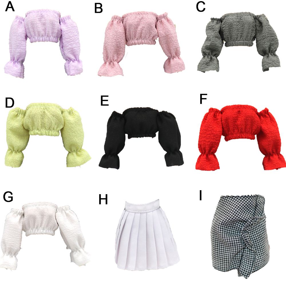 Áo/ Chân váy thời trang đa dạng tùy chọn cho búp bê 29cm