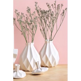 Lọ hoa nhựa giả sứ Origami