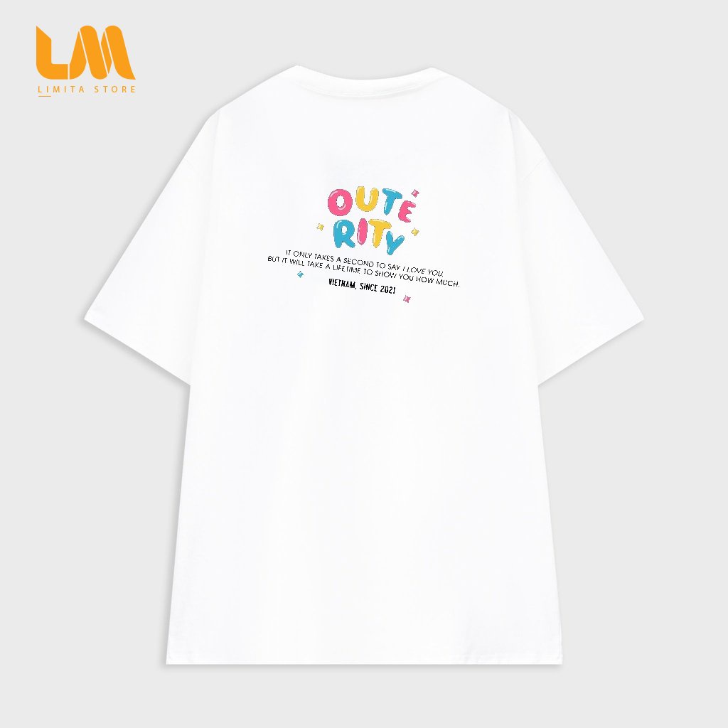 Áo thun chữ màu sắc , dáng rộng,Áo Thun Tay lỡ nam nữ, áo phông unisex from rộng Oversize (V67)