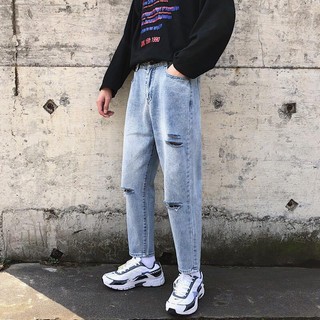 Quần bò, Baggy jean nam ống suông, rộng,  mã RG_01 và R-03 style hàn quốc 2021